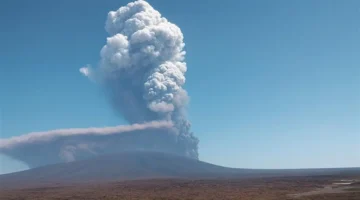 بركان هايلي جوبي في إثيوبيا يثور بعد 10 آلاف عام ويؤثر على 4 دول برياح حاملة للرماد والصخور 1